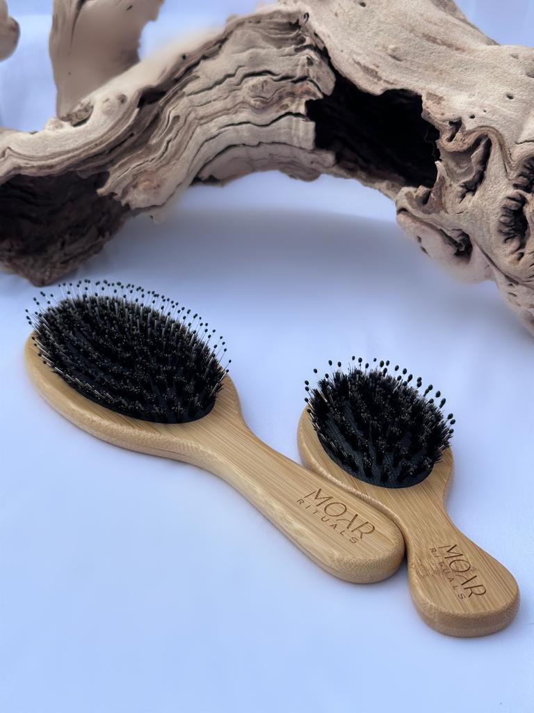 Professional set of detangling brushes, regular and travel size for Wet/Dry hair